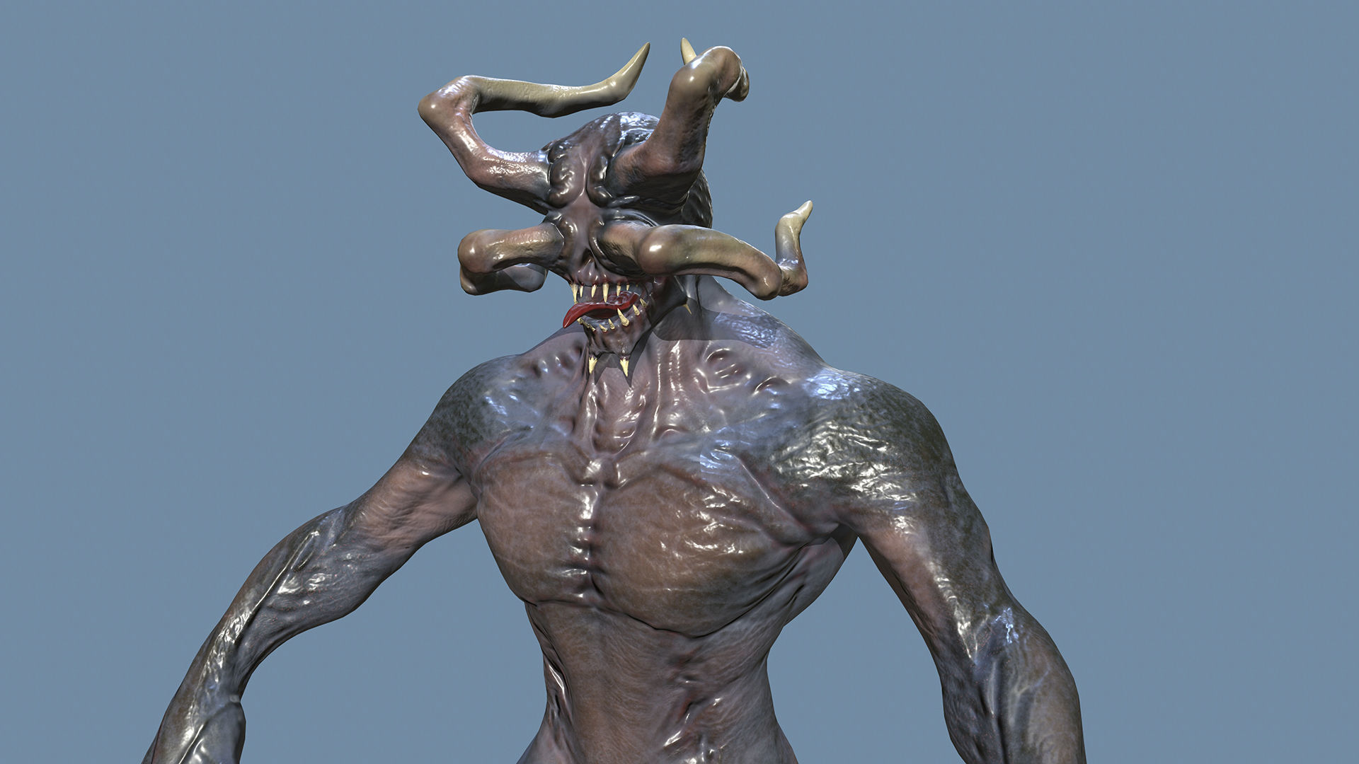 Demon Goat 3D model_6