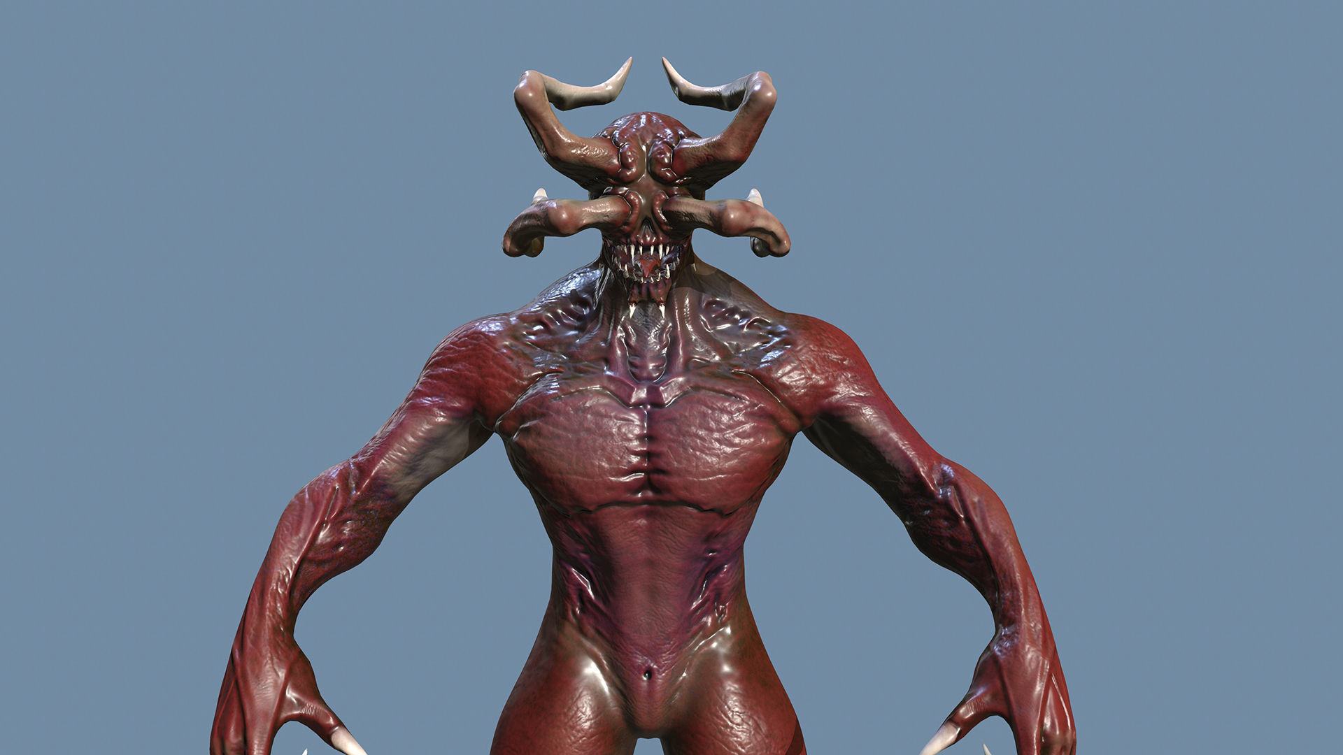 Demon Goat 3D model_8