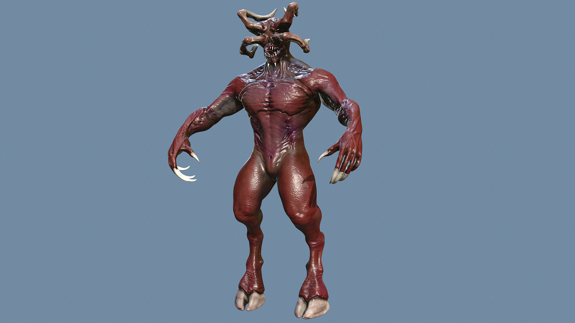 Demon Goat 3D model_10