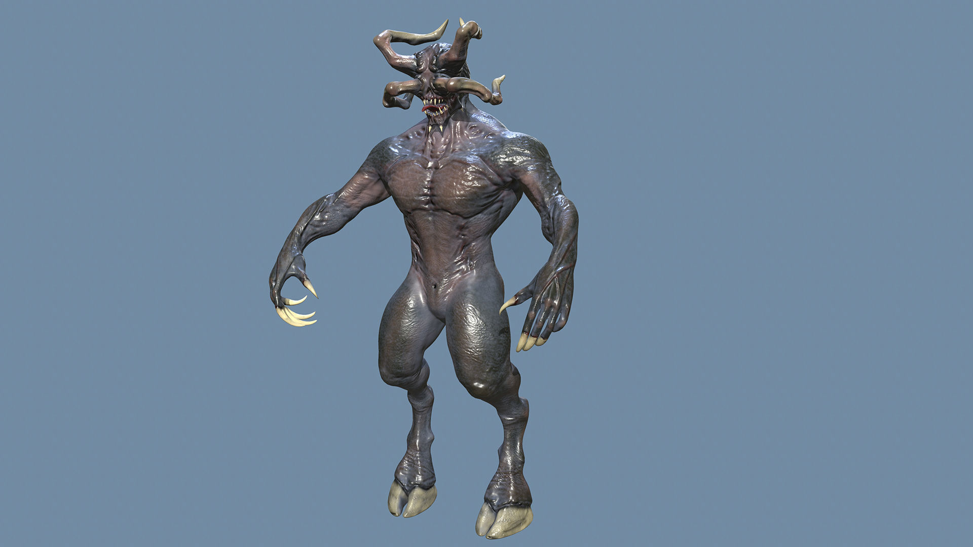 Demon Goat 3D model_5