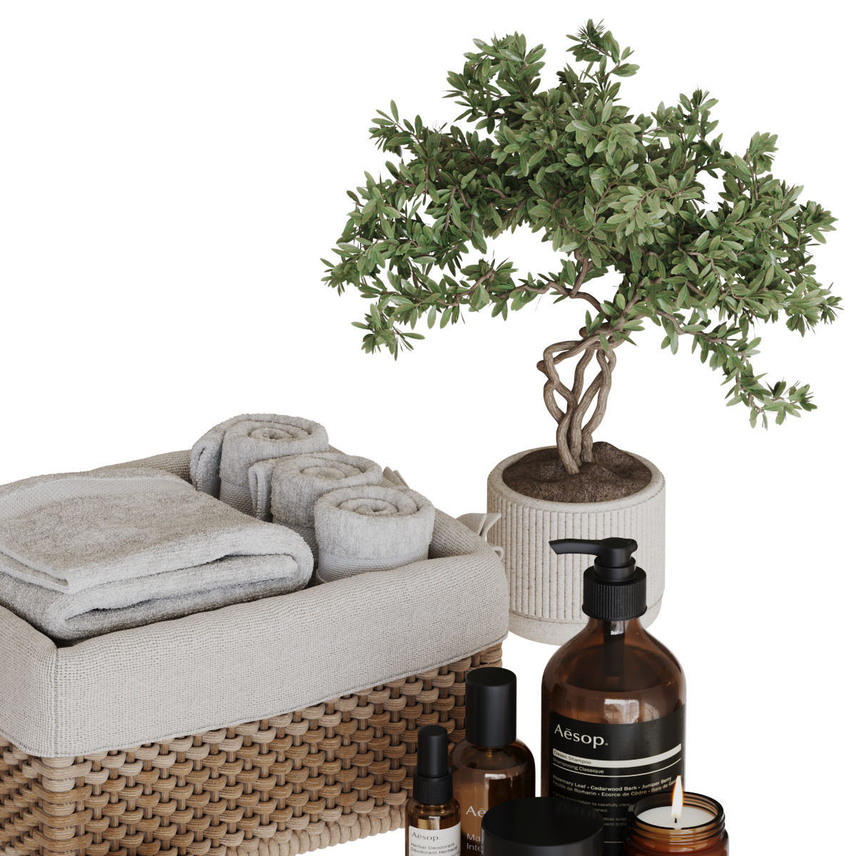 Bathroom Accessories-13 3D model_4