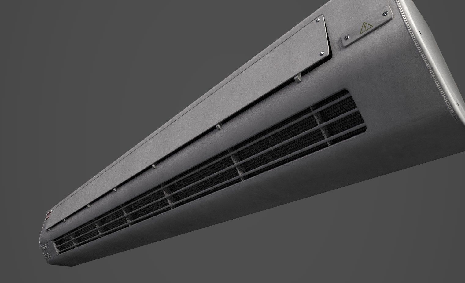 Air Conditioner Low-poly 3D model_5