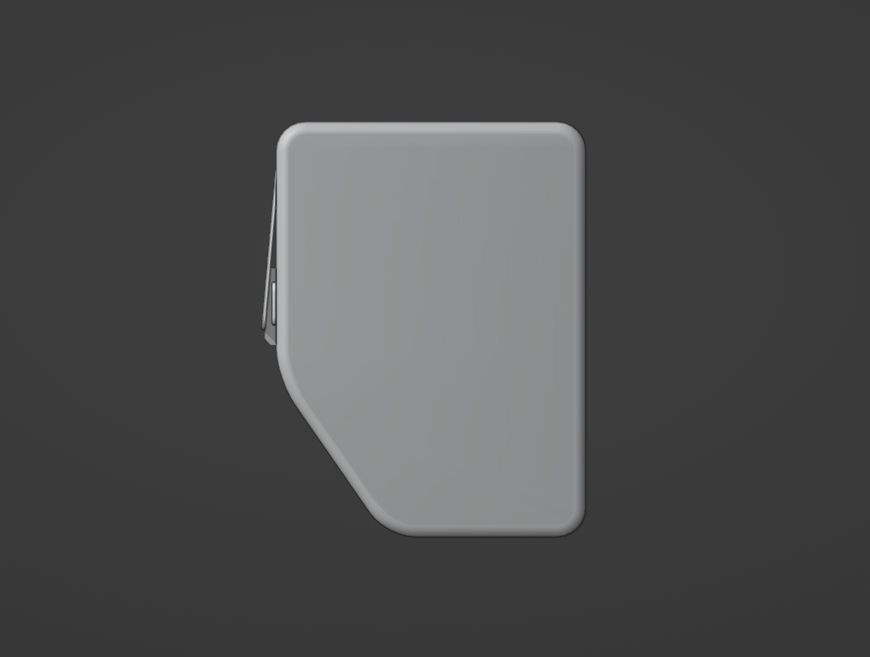 Air Conditioner Low-poly 3D model_9