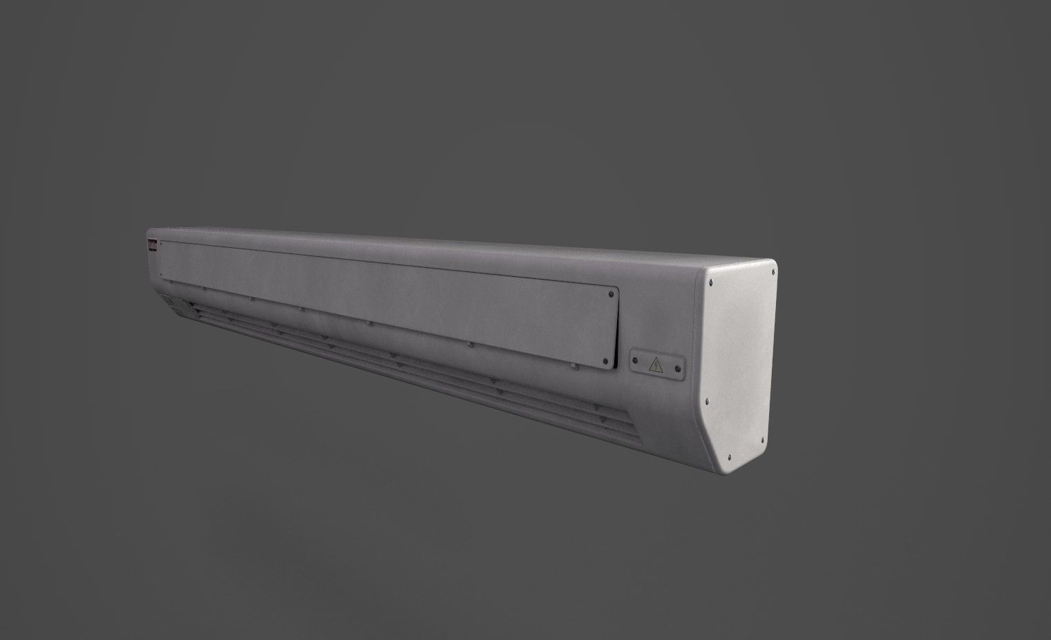 Air Conditioner Low-poly 3D model_2