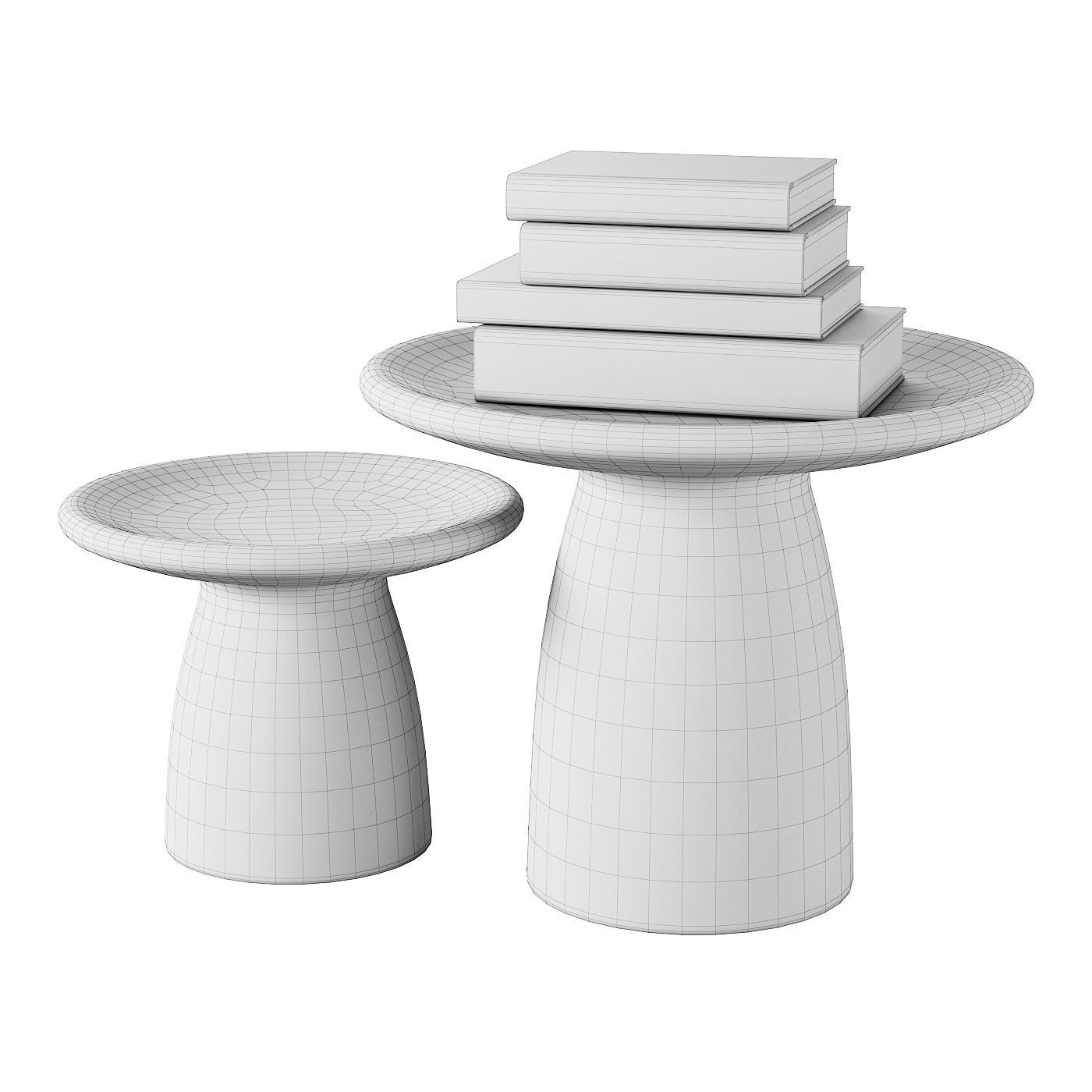 Jbel zucar side tables 3D model_2