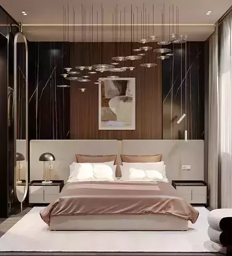 Luxury Bedroom 3D model