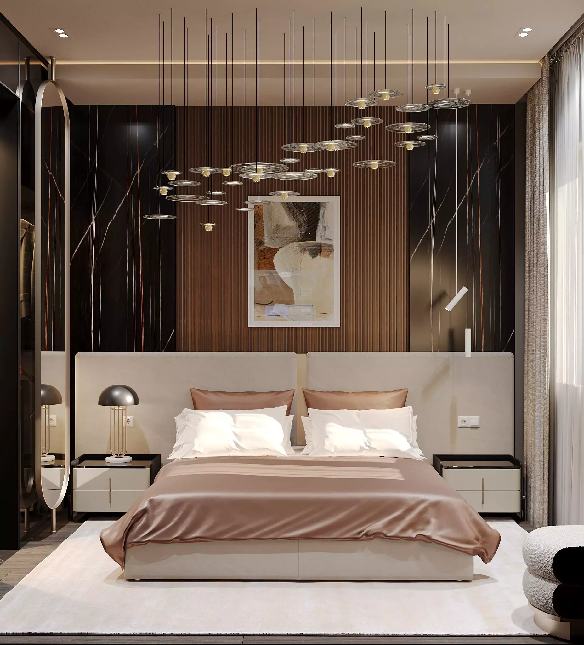 Luxury Bedroom 3D model_0