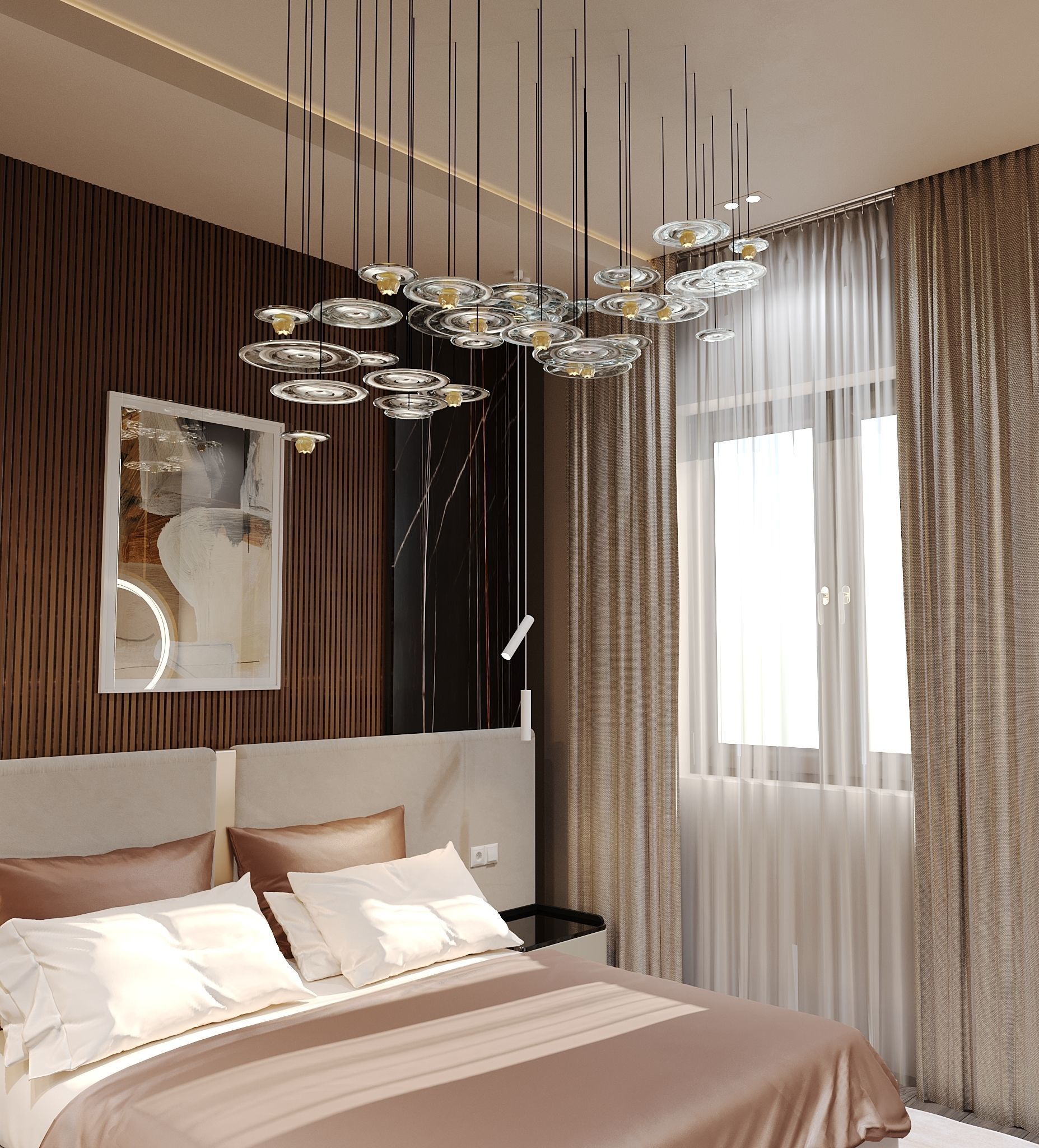 Luxury Bedroom 3D model_4