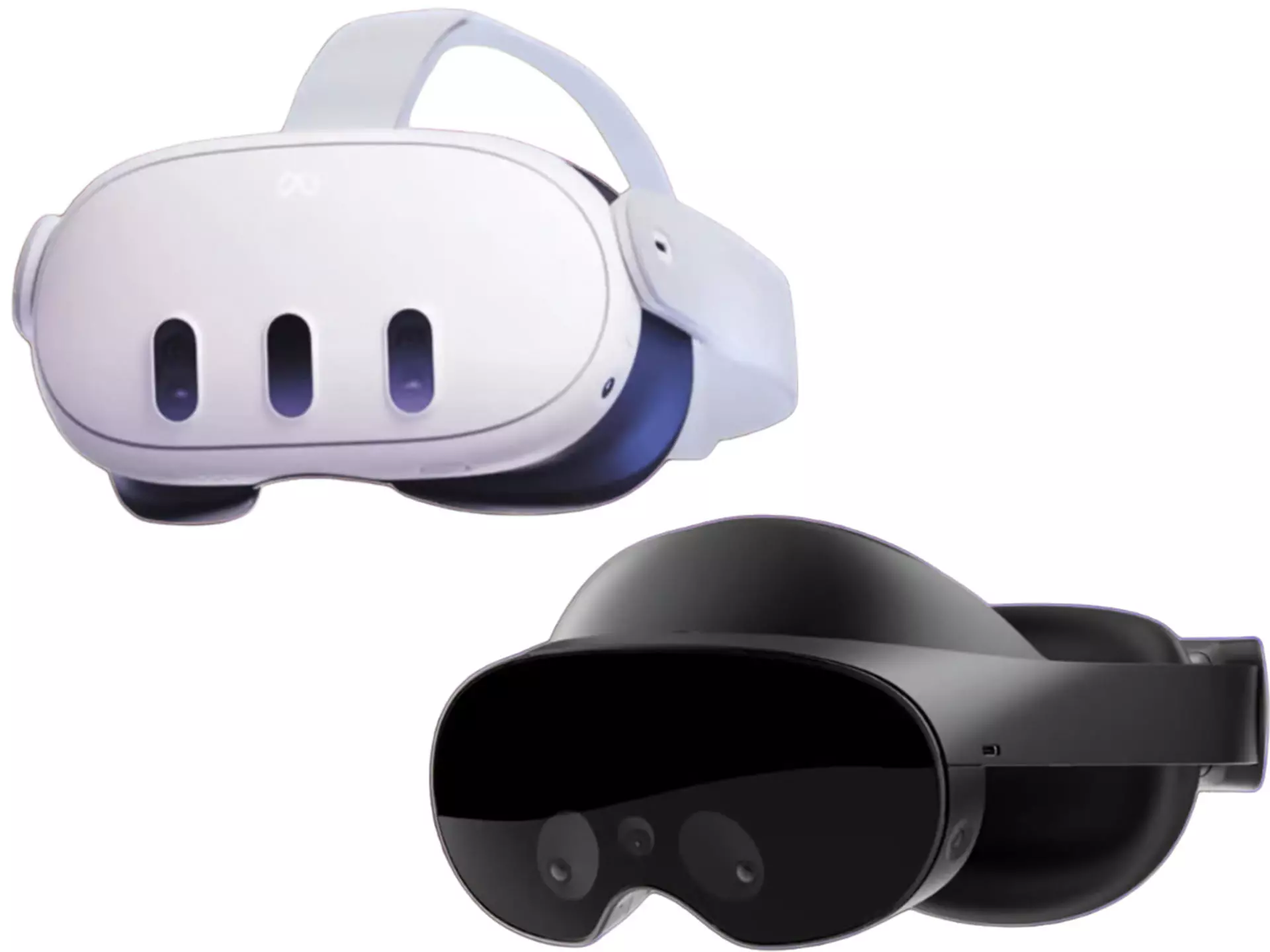 Meta Quest 3 and Quest Pro 3D model_0