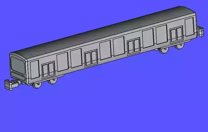N gauge size model train
