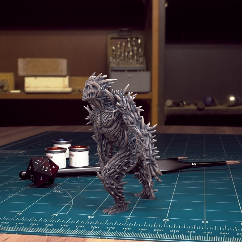 Needle Blight 03 - Pre-Supported 3D print model_2