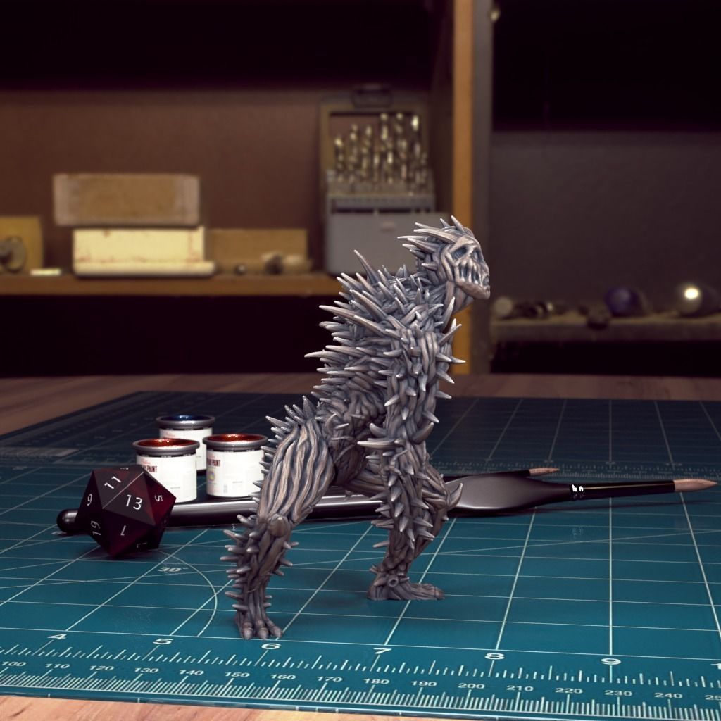 Needle Blight 03 - Pre-Supported 3D print model_4