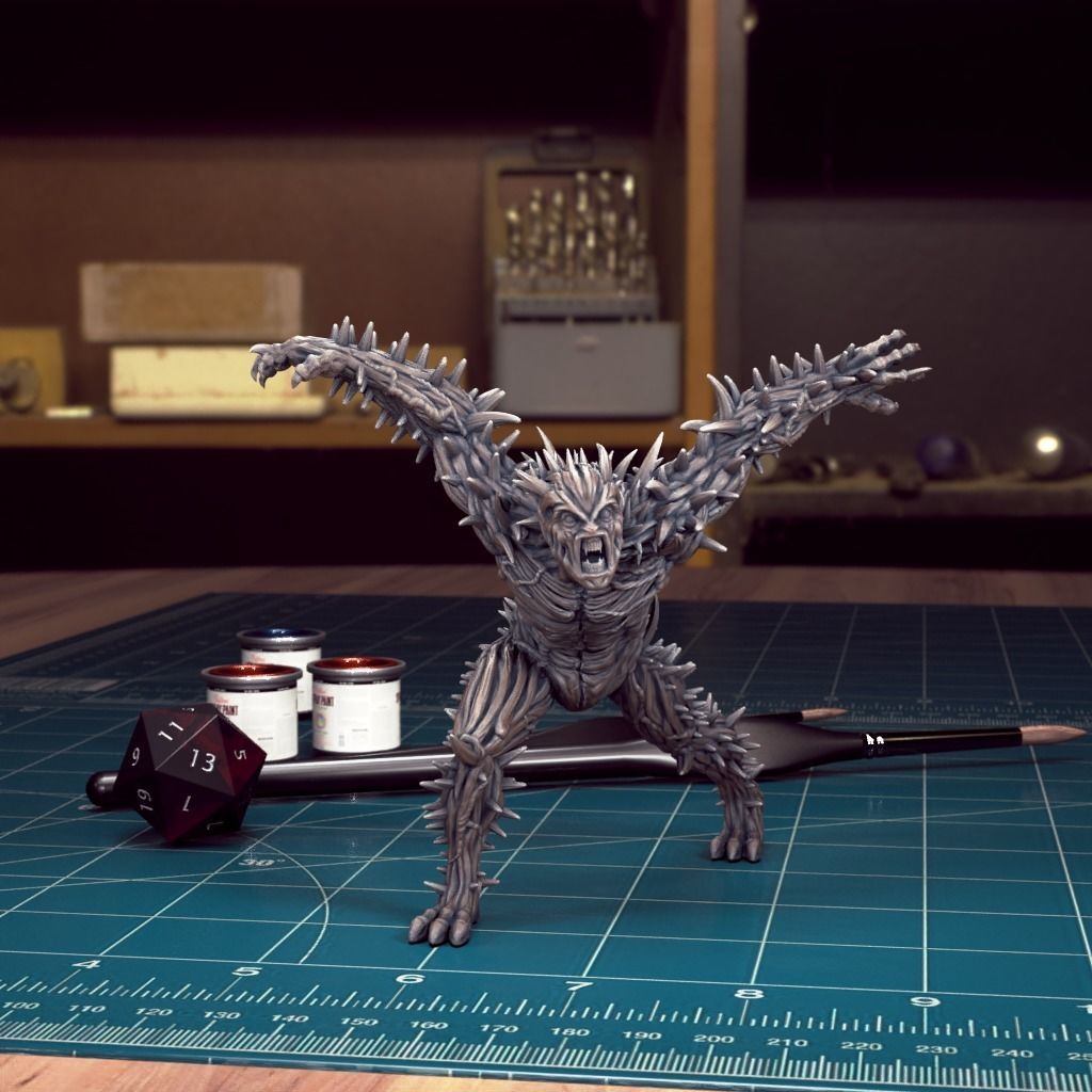 Needle Blight 02 - Pre-Supported 3D print model_1