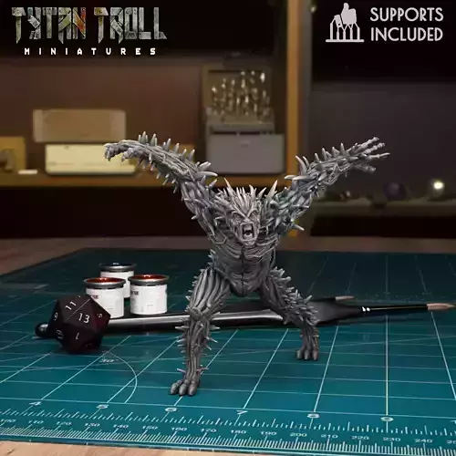 Needle Blight 02 - Pre-Supported  3D print model