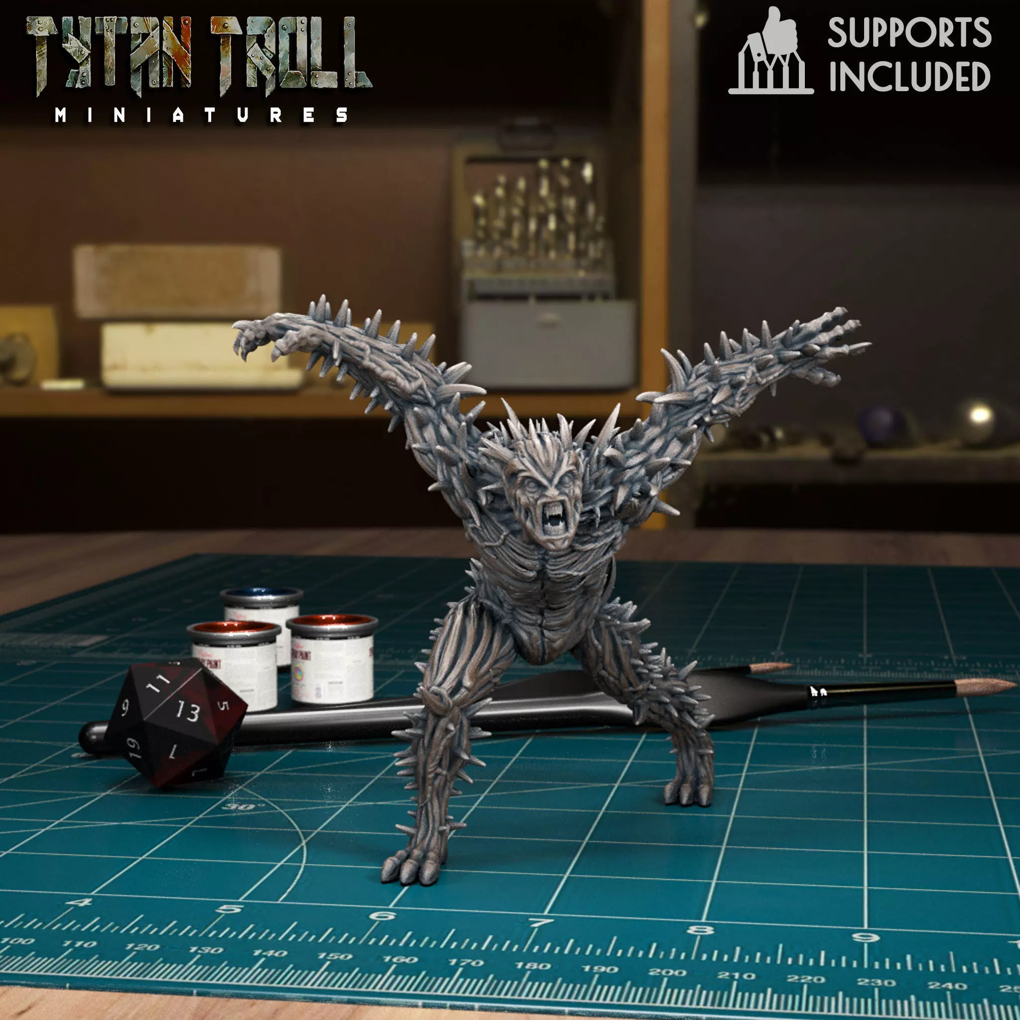 Needle Blight 02 - Pre-Supported 3D print model_0