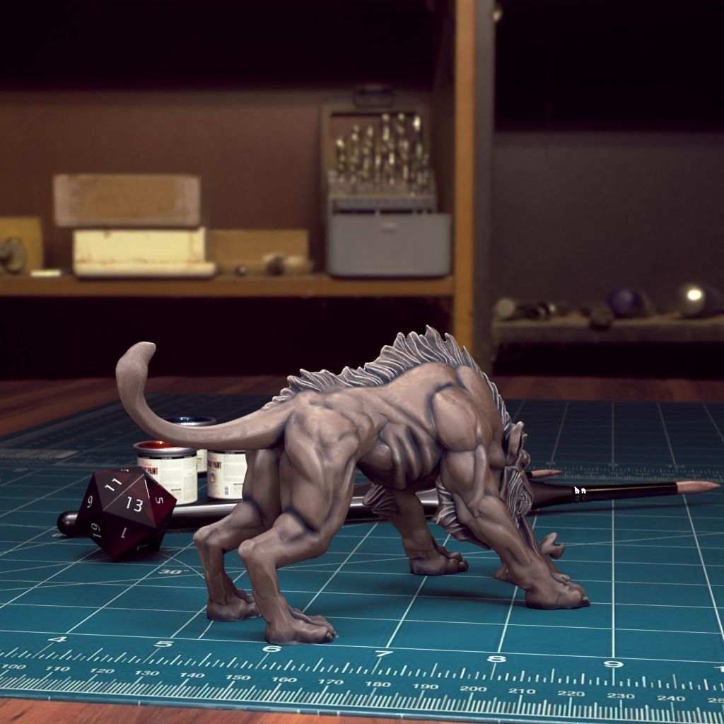 HellHound 06 - Pre-Supported 3D print model_3