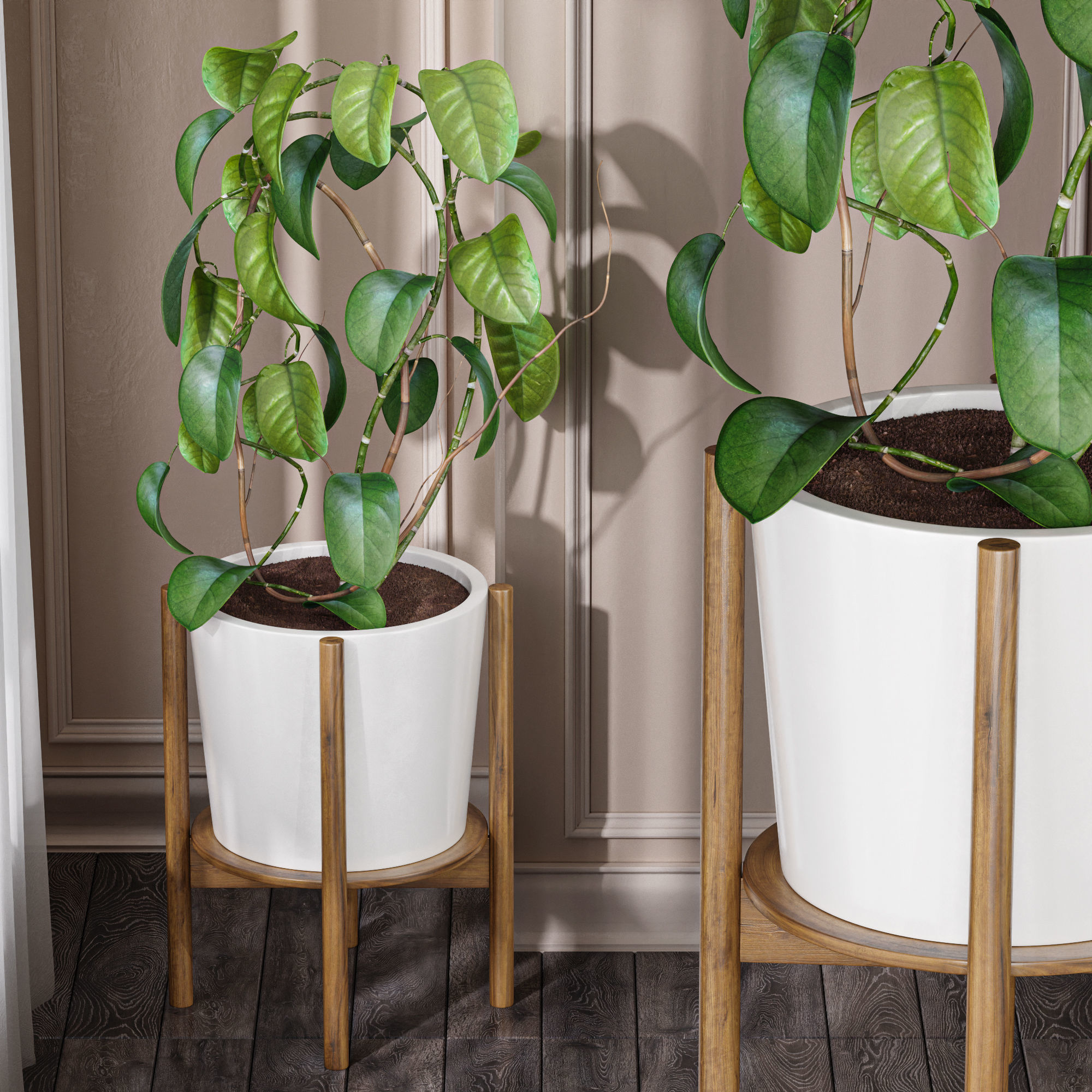 29 Different SETS Of Pot plants Flowers SET VOL06 3D Model Collection_24