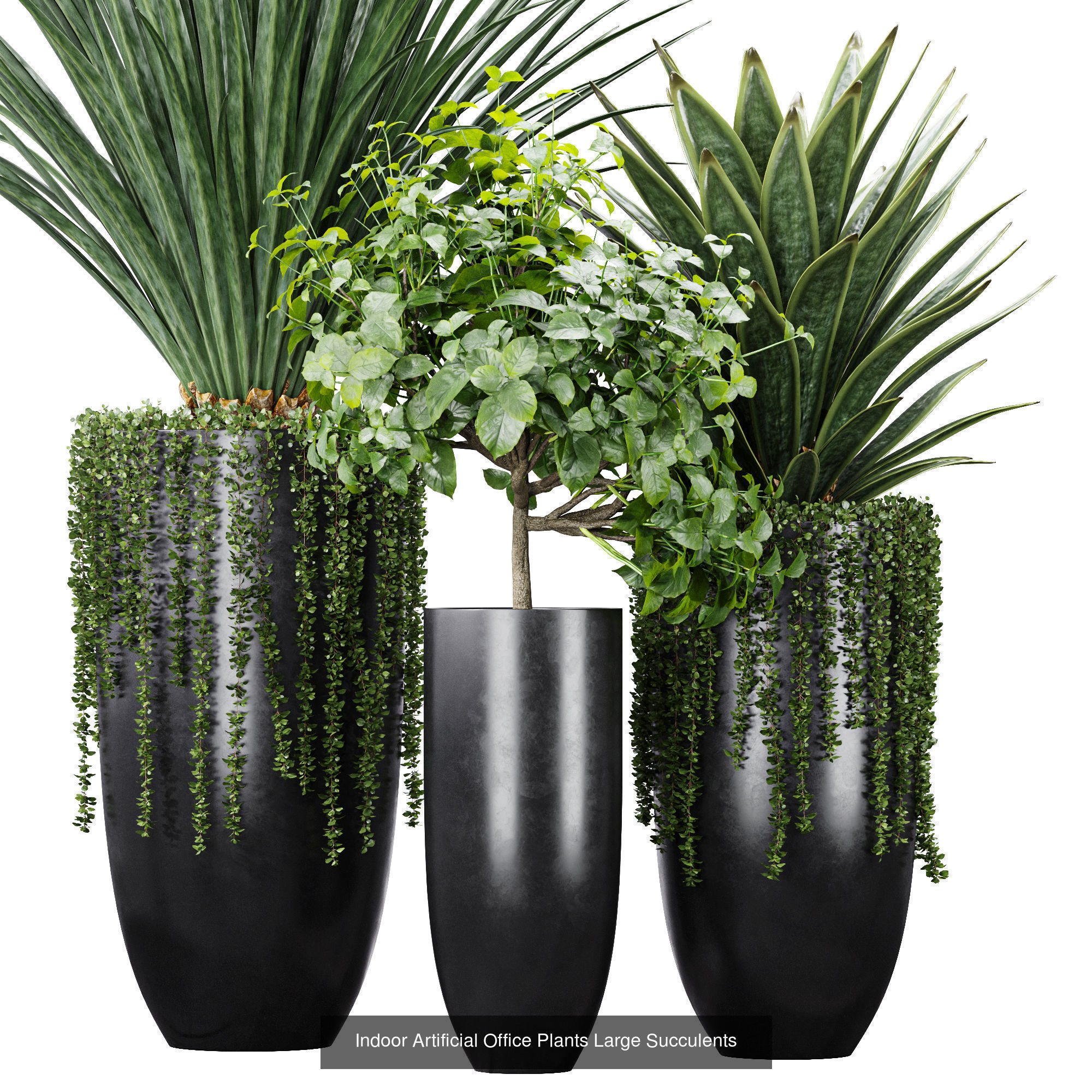 29 Different SETS Of Pot plants Flowers SET VOL06 3D Model Collection_41