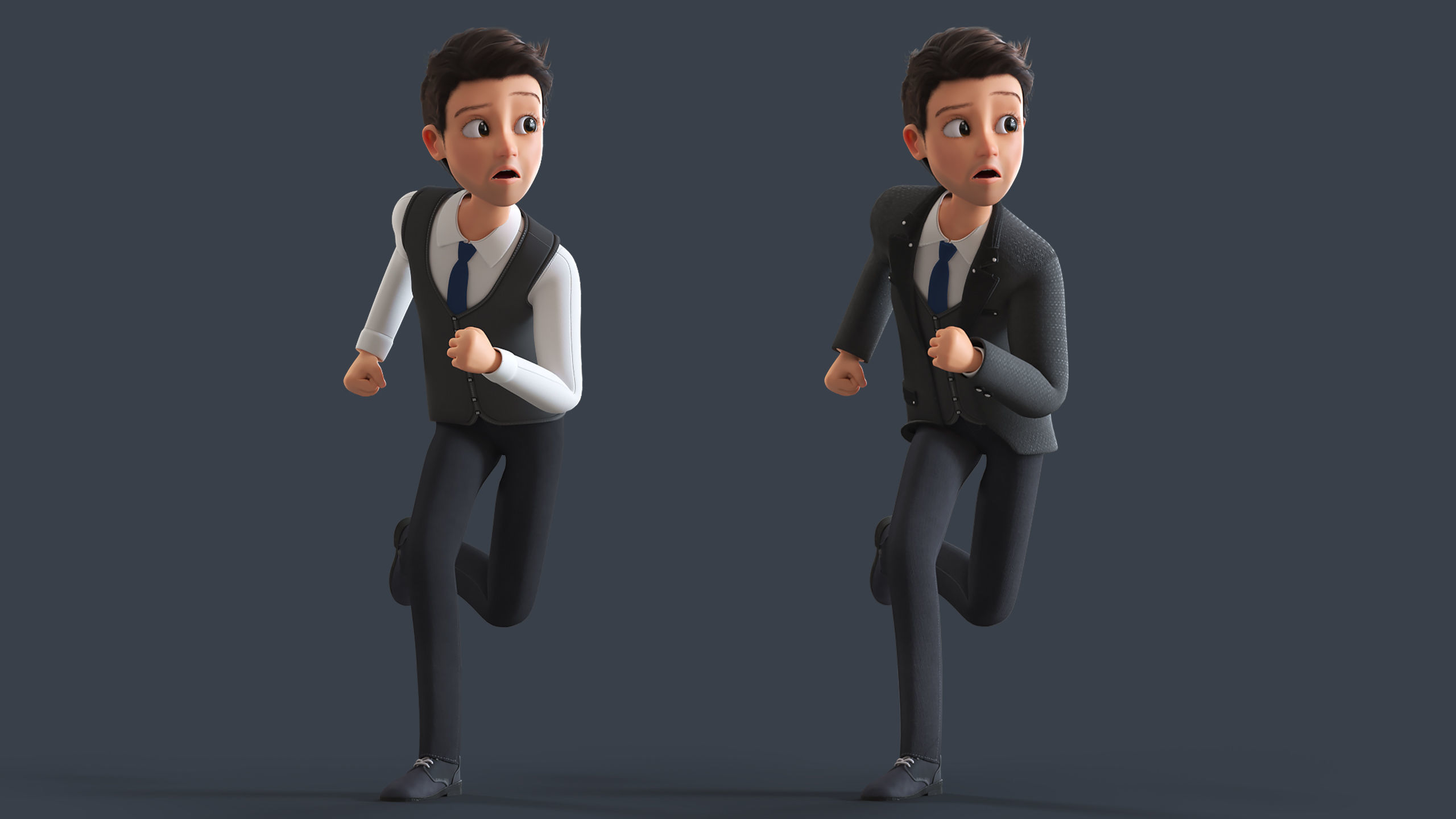 CARTOON FATHER 3 - RIGGED MAN - Blender Verison 3D model_10