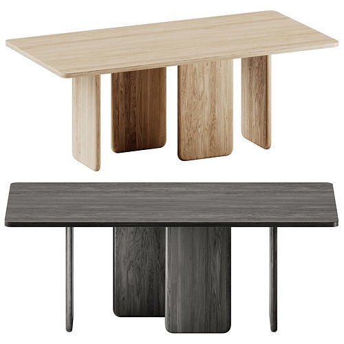 TEULAT ARQ Rectangular table 3D model