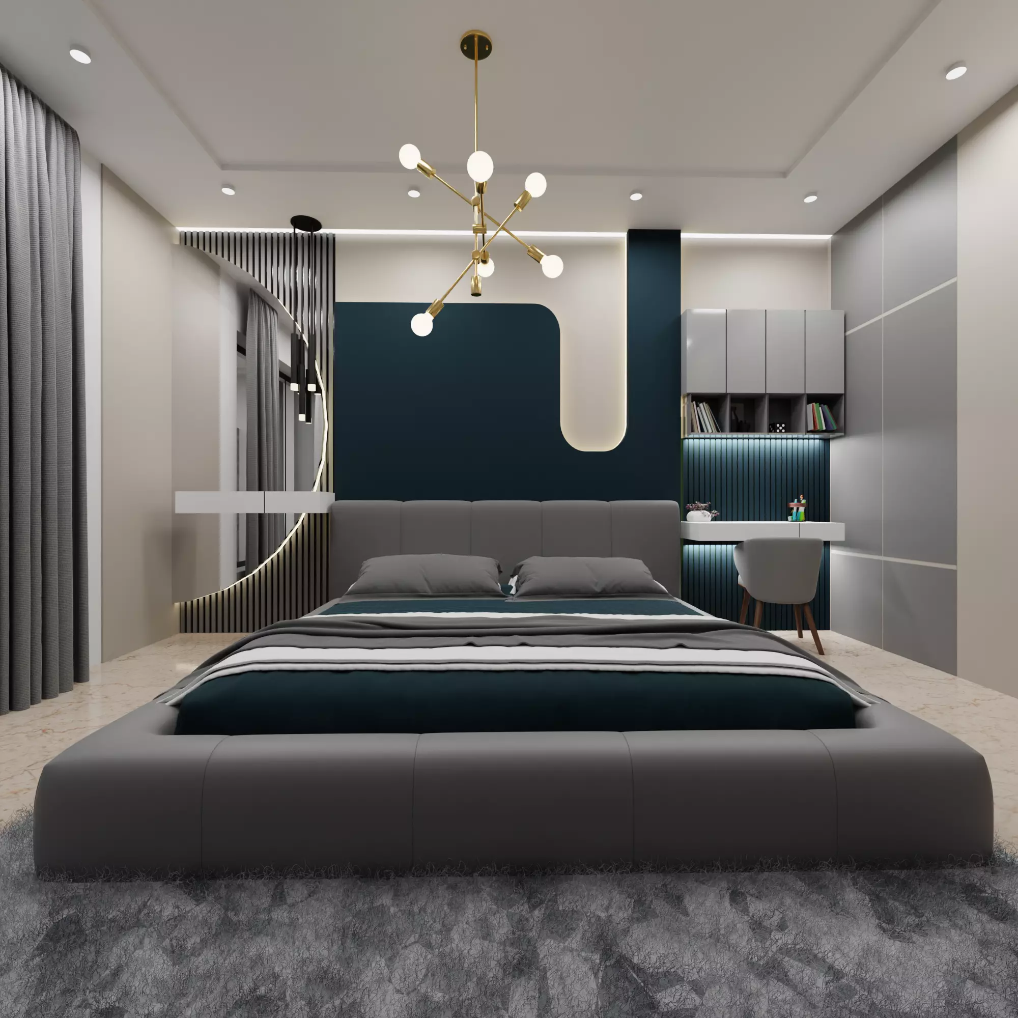 Modern Bedroom 3D model | CGTrader