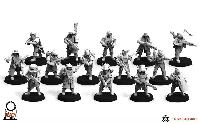 Universal Guard - Mercenary Builder 3D print model