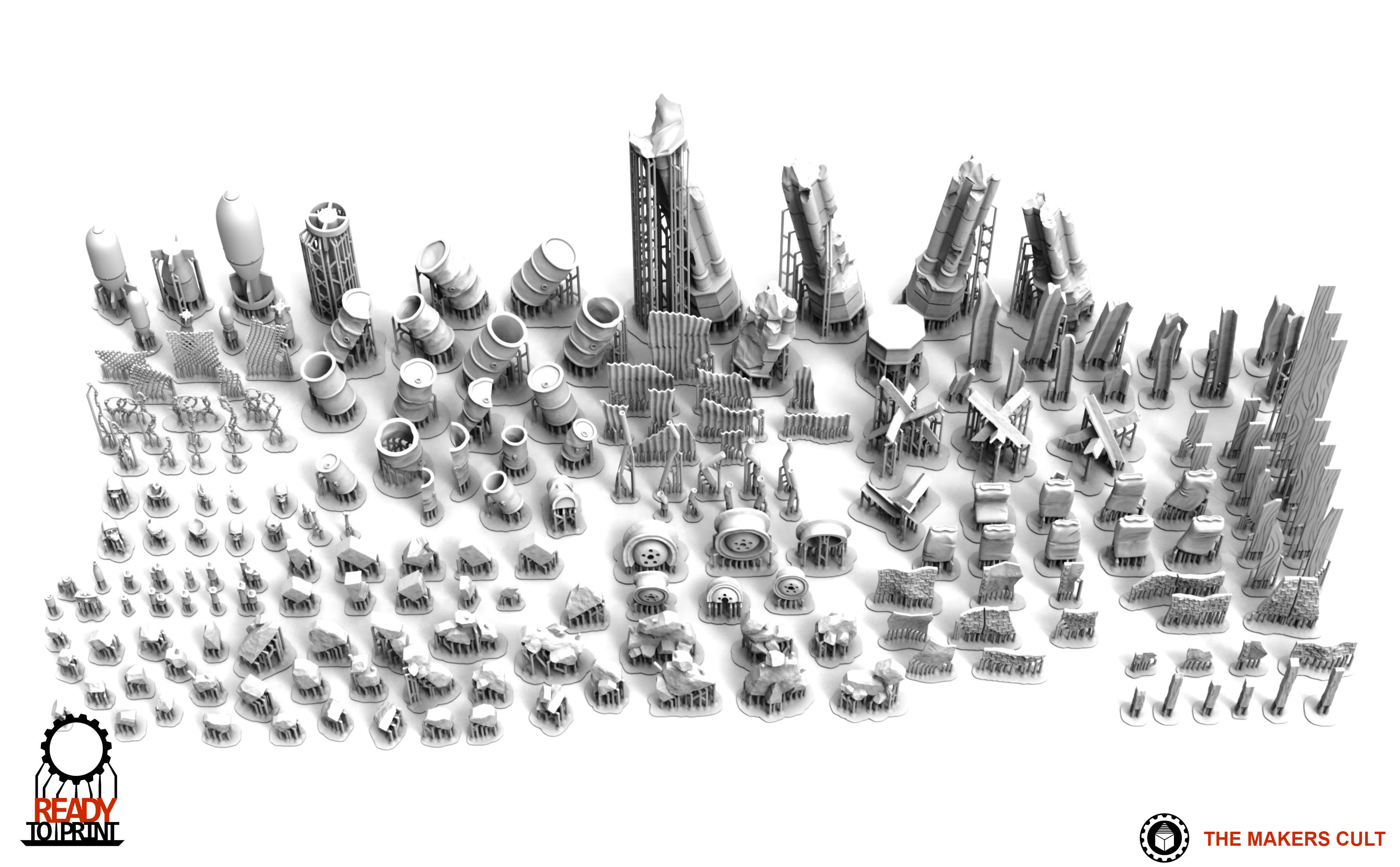 Universal Guard - Basing Bits 3D print model_2