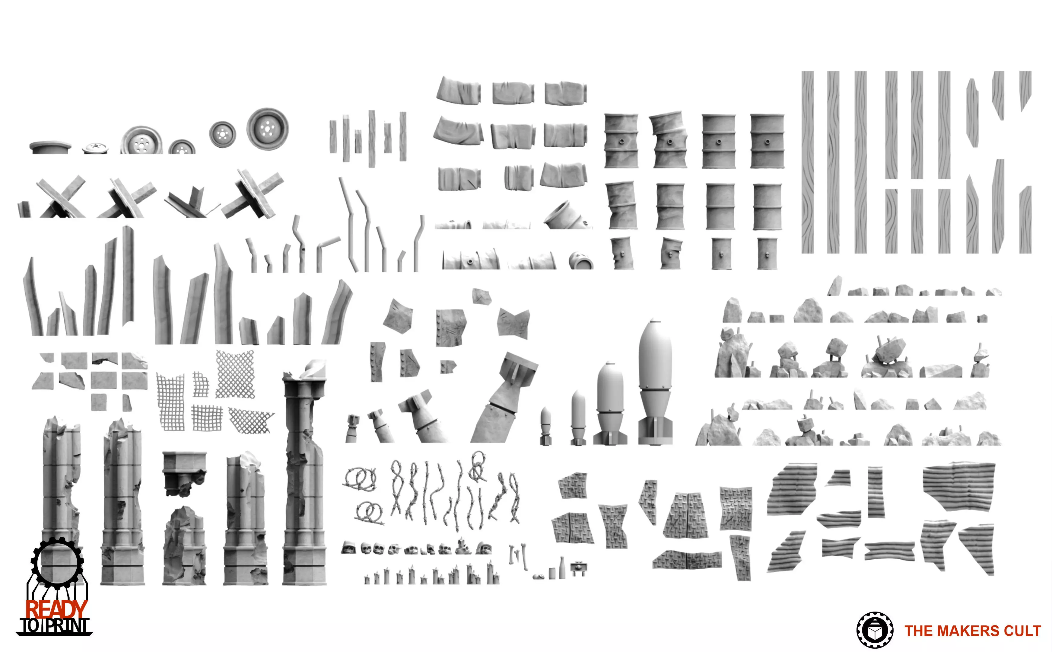 Universal Guard - Basing Bits 3D print model_0