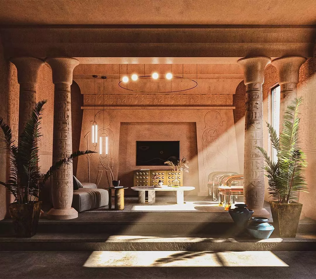 Ancient Egyptian Room 3D model | CGTrader