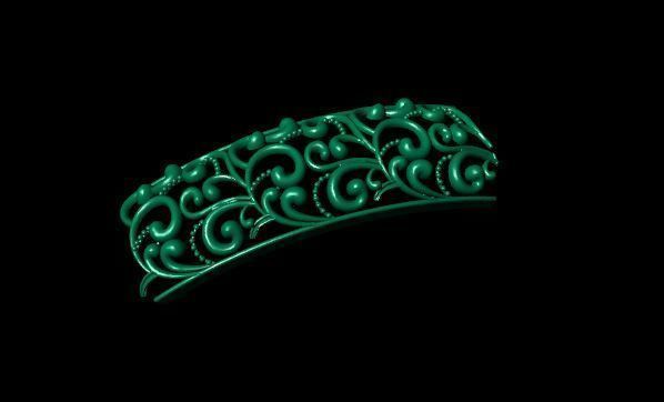 Bracelet 3D print model_3