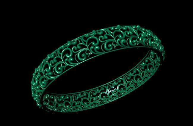 Bracelet 3D print model_2