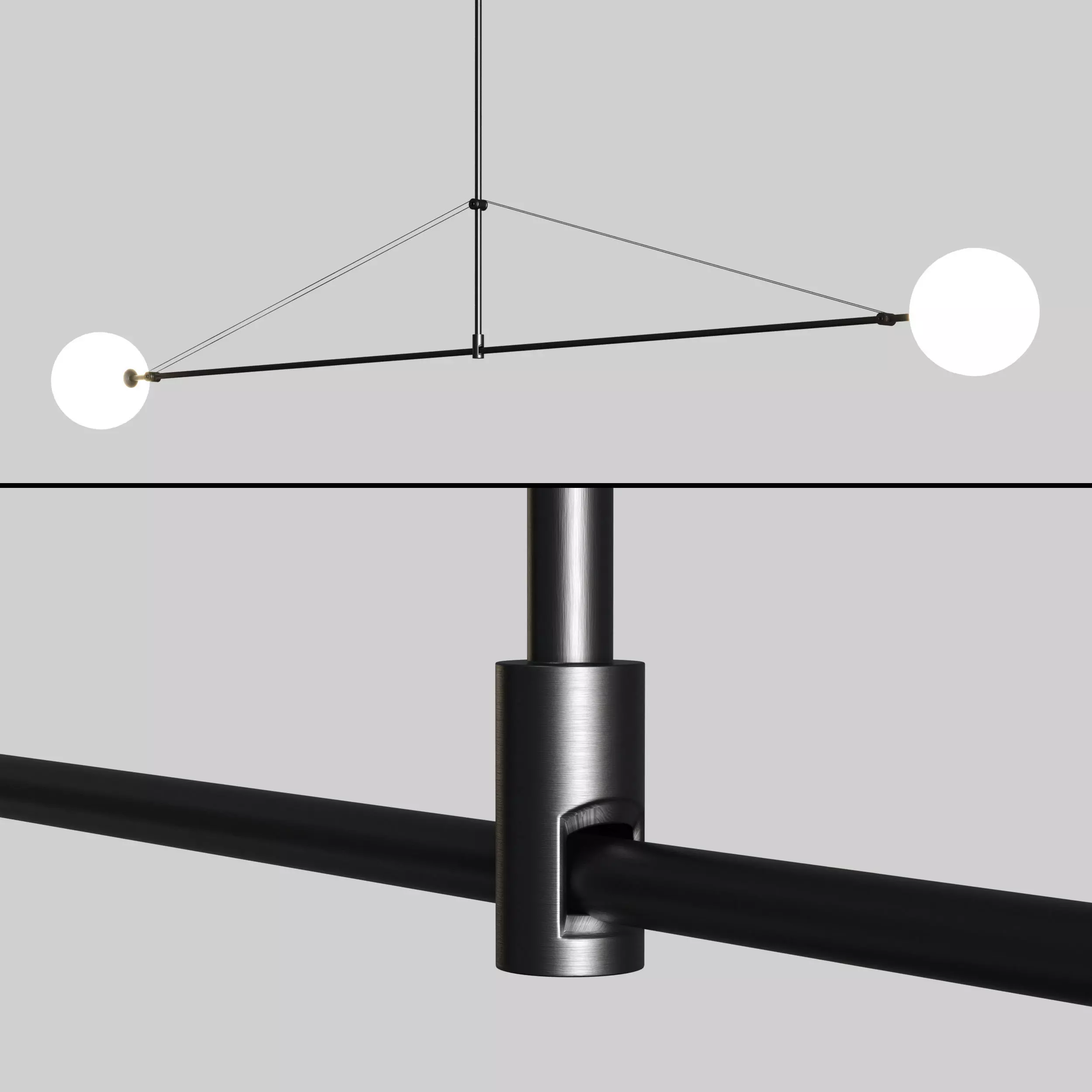 MOBILE CHANDELIER 2 BY MICHAEL ANASTASSIADES Low-poly 3D model_0