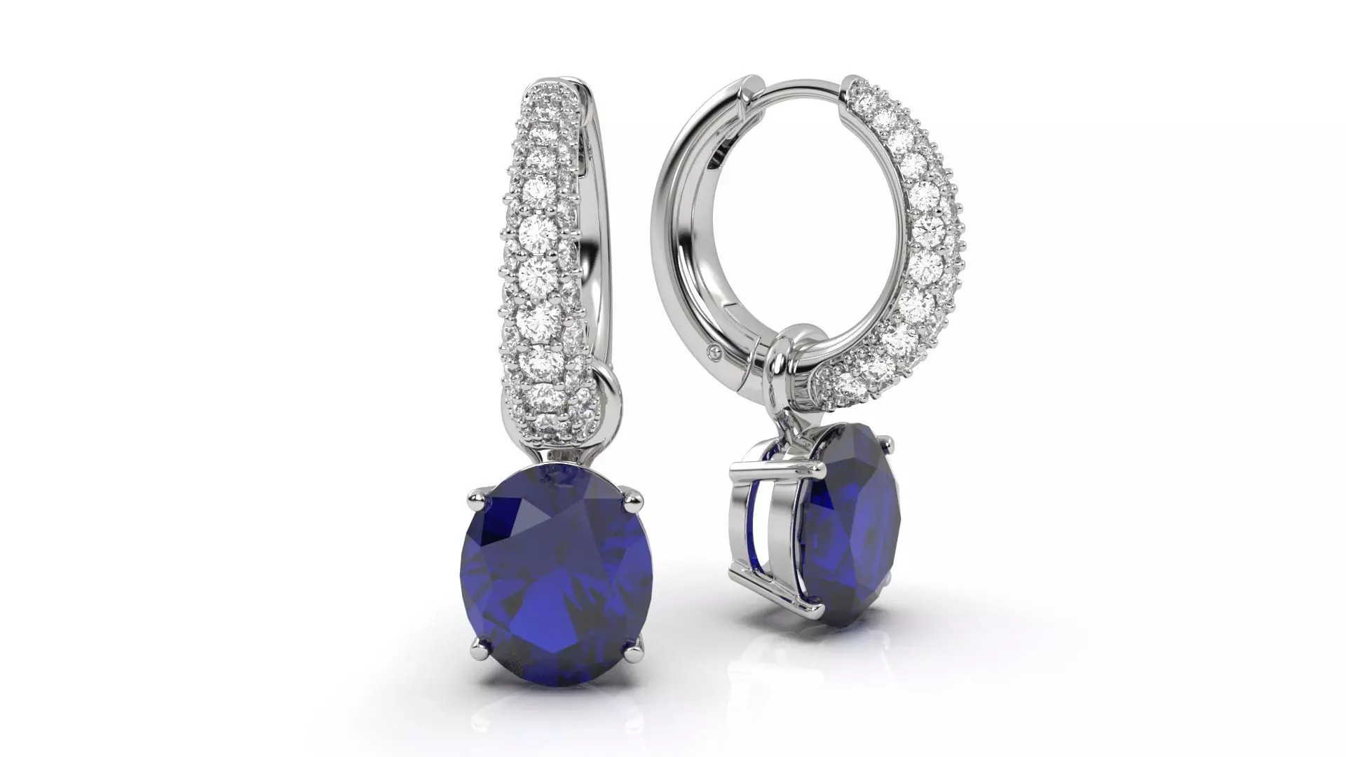 Earrings 3D print model_0