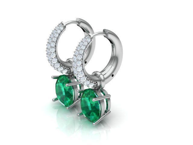 Earrings 3D print model_3