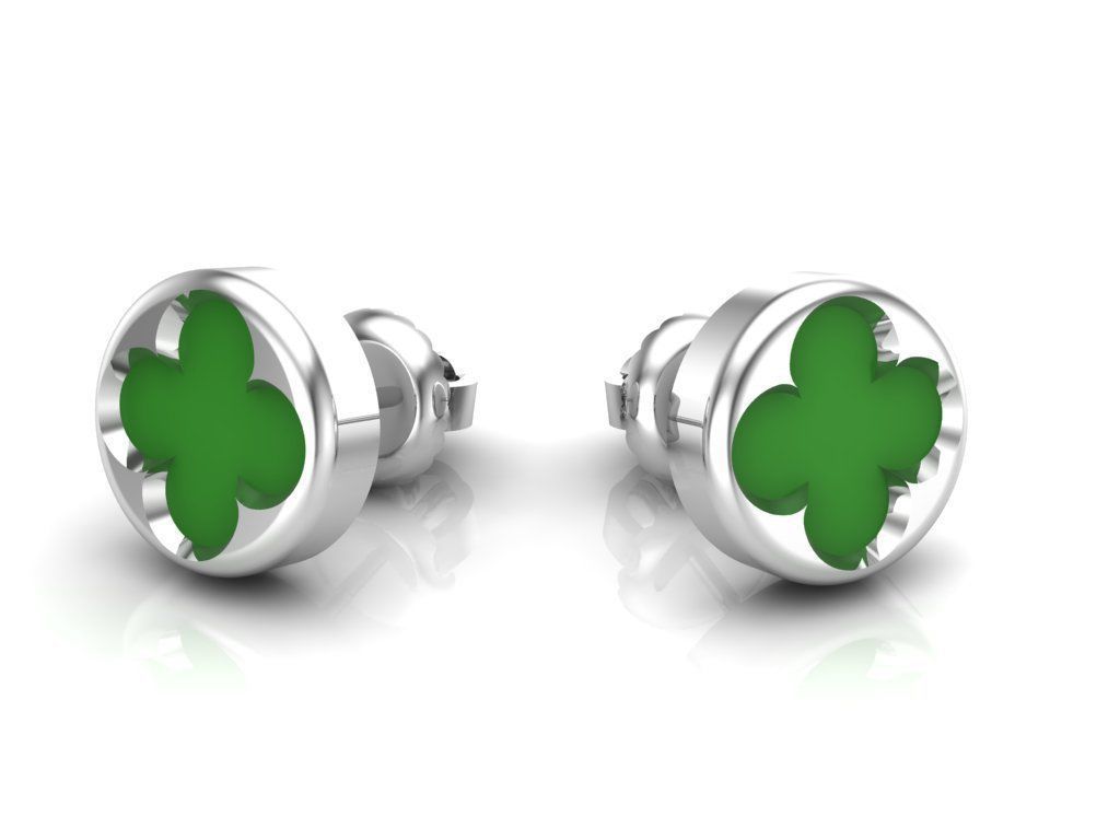 beautiful earrings 3D print model_2