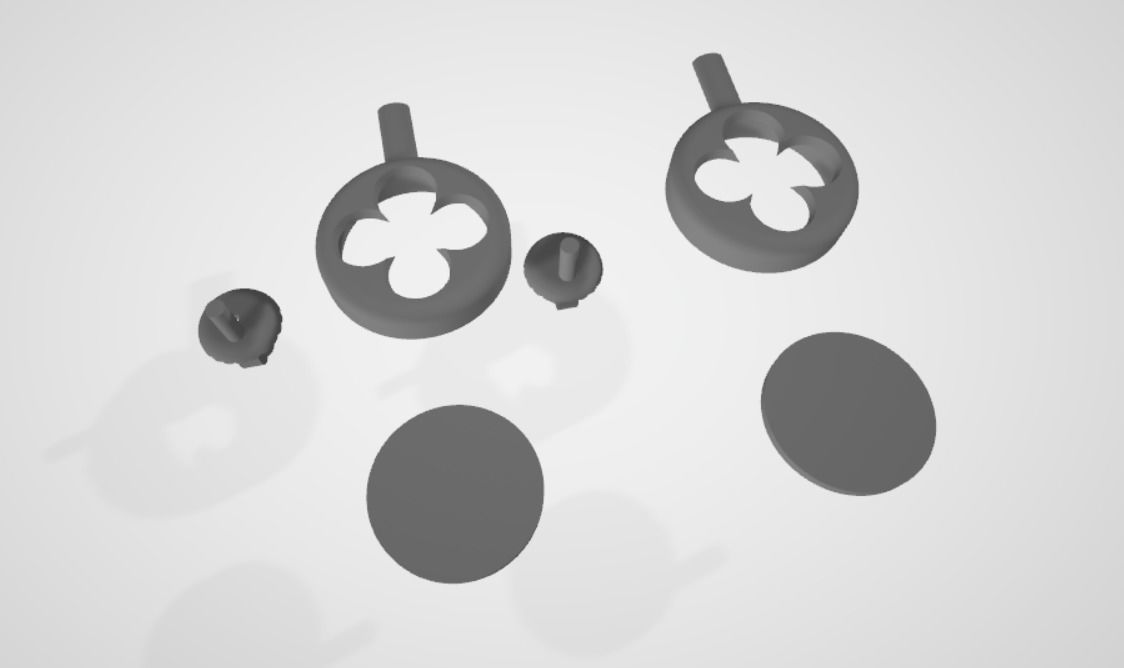 beautiful earrings 3D print model_9