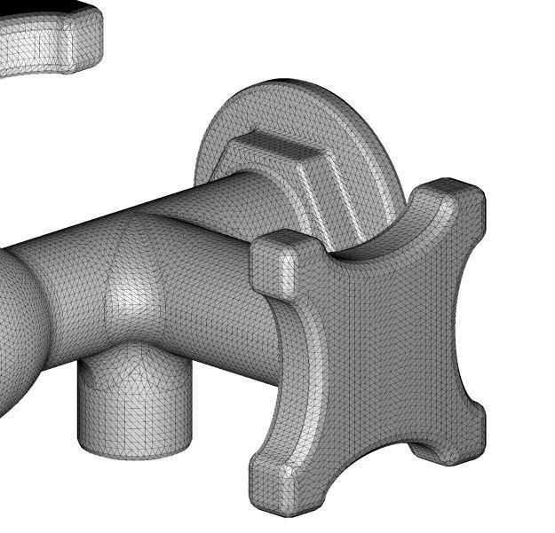 Plastic Two Way Faucet 3D model_6