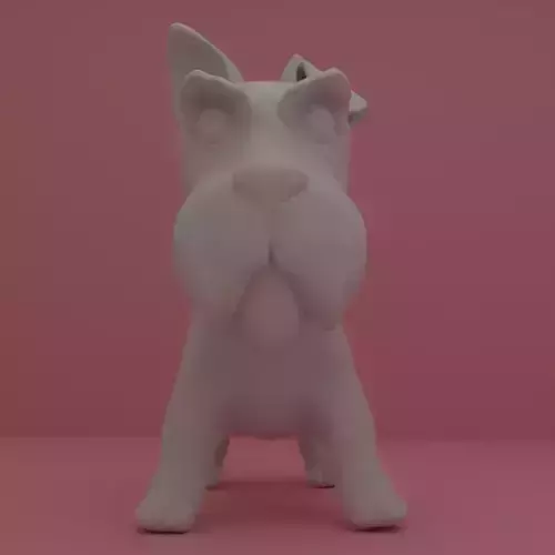 Schnauzer Keychain