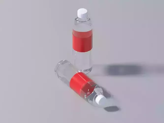 Water Bottle Plastic 3D model