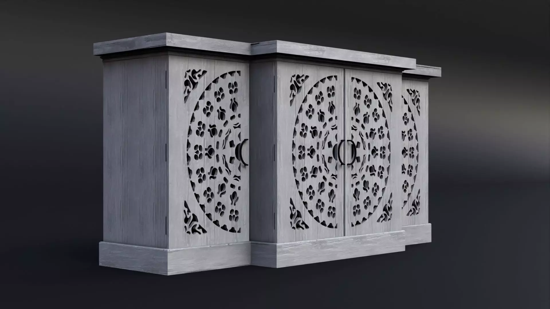 Antique Cupboard- Sri Lanka 3D model