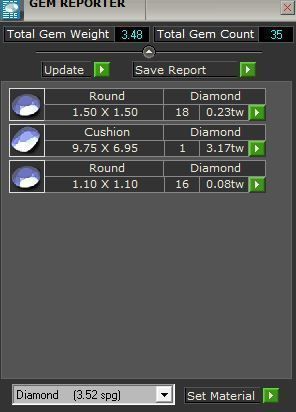 Oval diamond ring 3712 3D print model 3D print model_8