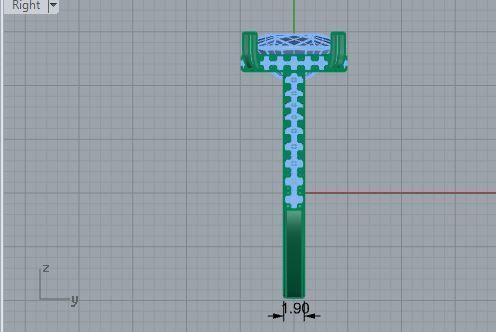 Oval diamond ring 3712 3D print model 3D print model_6