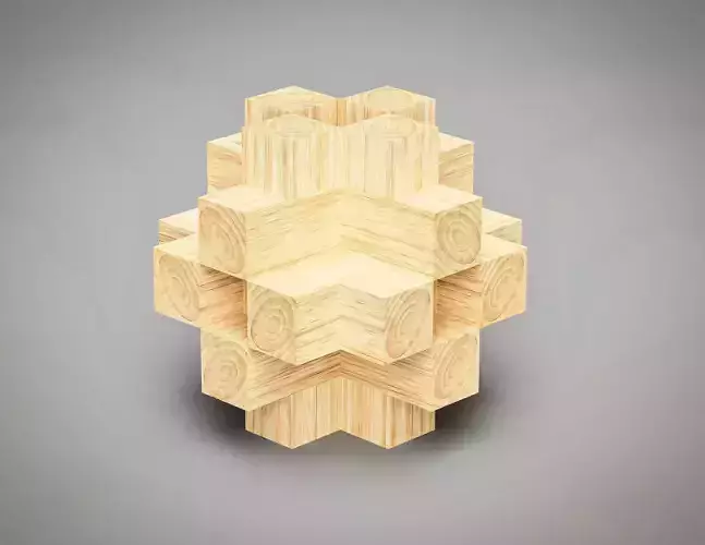 Newtons Cross - 3D Puzzle 3D print model