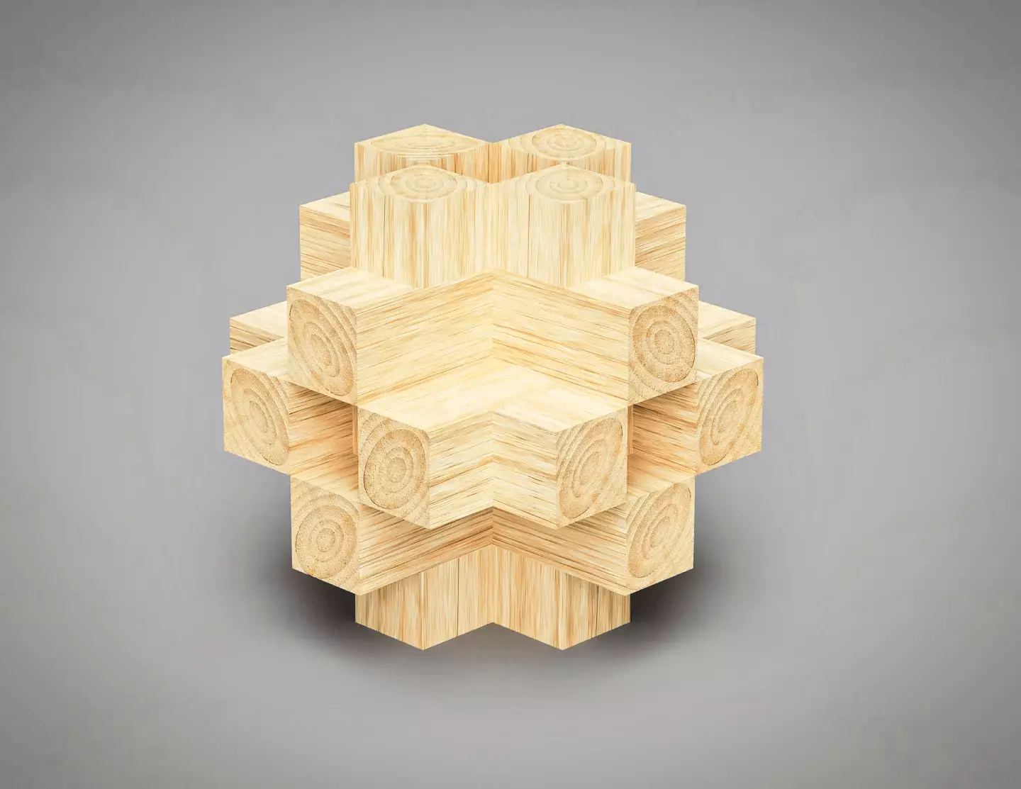 Newtons Cross - 3D Puzzle 3D print model_0