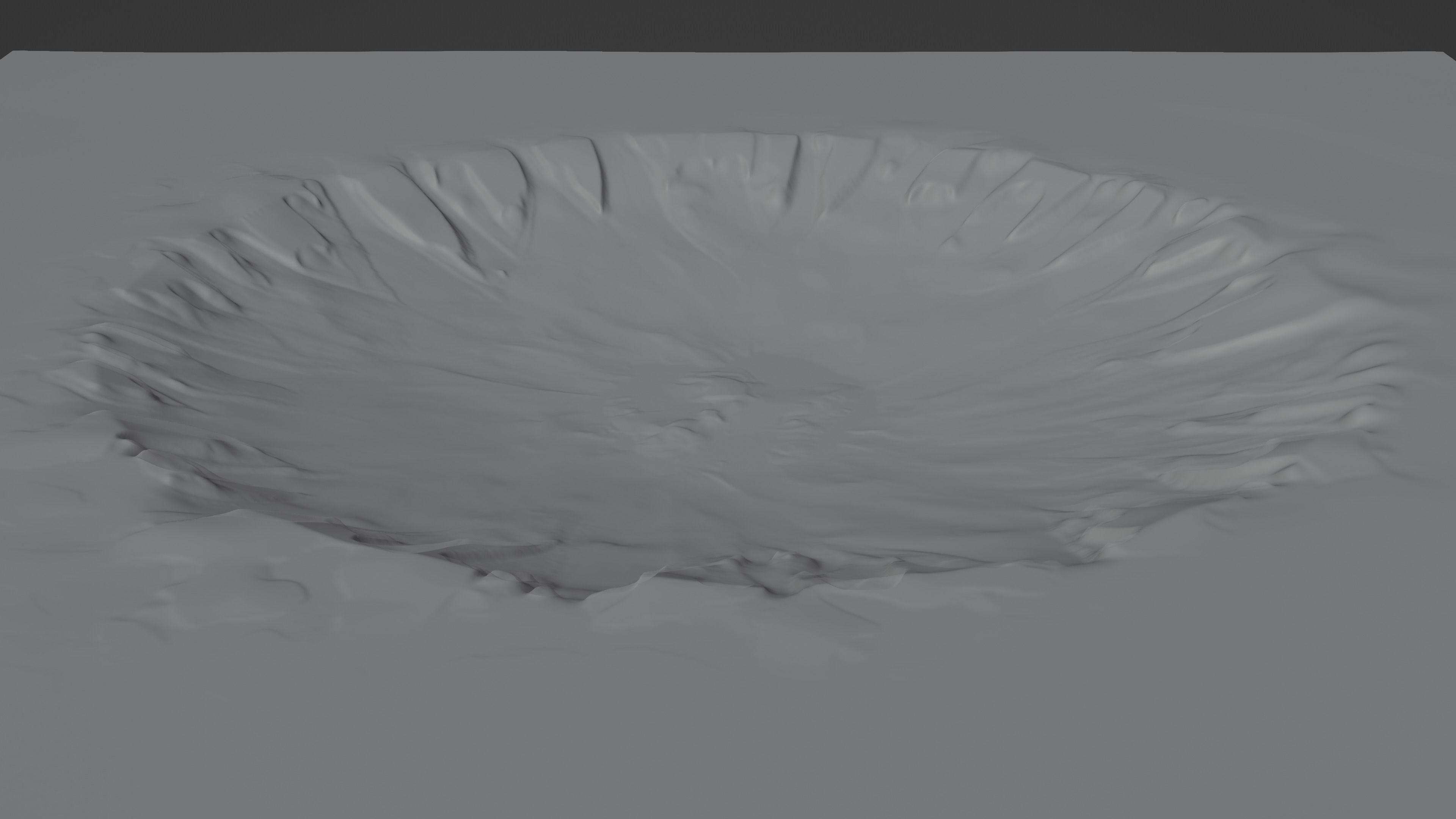 Mars Crater 3D model_4