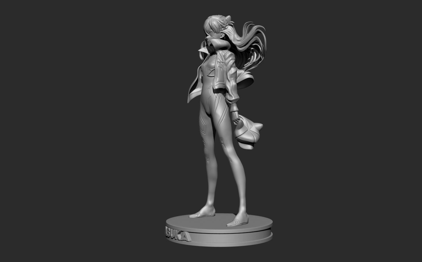 Asuka Langley -  Evangelion 3D print model_7