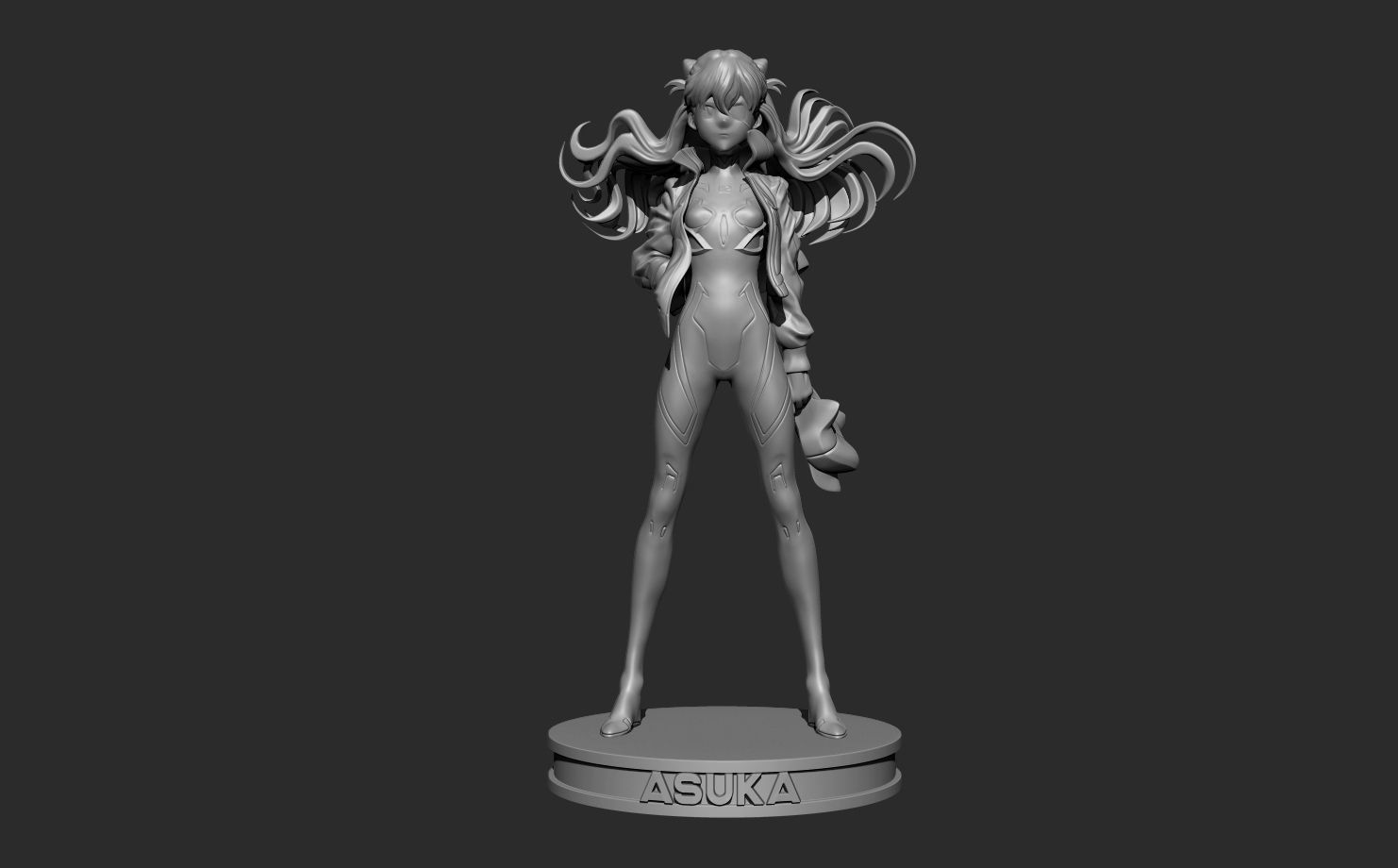 Asuka Langley -  Evangelion 3D print model_8