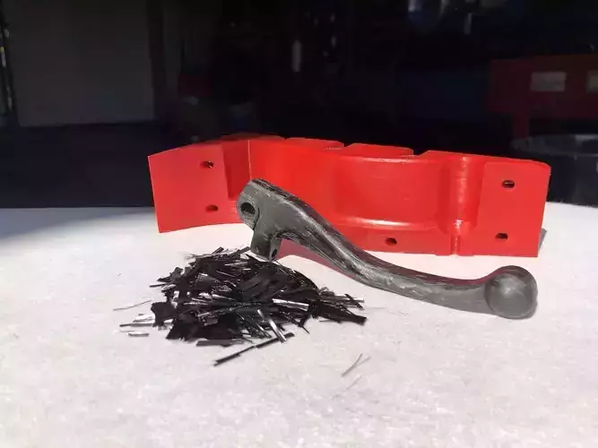 Forged Carbon Fiber Part - Honda CR 125 Brake Lever