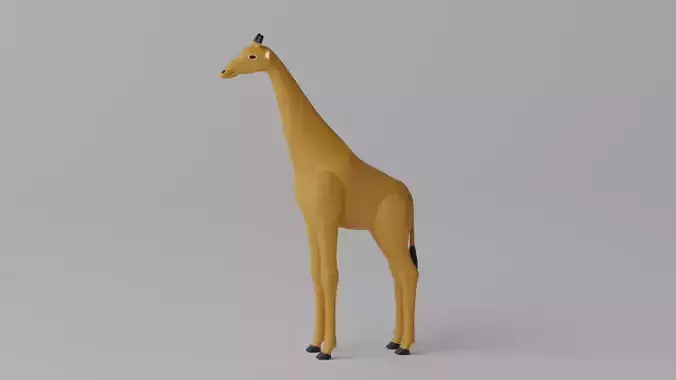 Cartoon Cute Giraffe 1