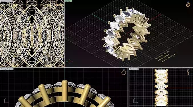 anel navete tradicional
